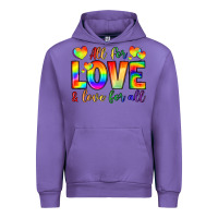 Tulip all for love and love for love Urban Hoodie - LillyAllenDesigns