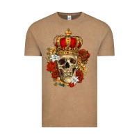 Vintage Coffee Skull King Vintage Tee - RanaPortraitStore
