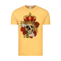 Vintage Mustard Skull King Vintage Tee - RanaPortraitStore