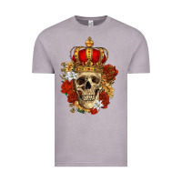 Vintage Zinc Skull King Vintage Tee - RanaPortraitStore