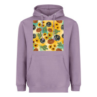 Lavender leopard pumpkin cactus sunflower seamless Heavyweight Hoodie - AdoDesignShop