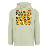 Matcha leopard pumpkin cactus sunflower seamless Heavyweight Hoodie - AdoDesignShop