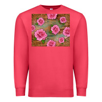 Cardinal Western Pink Roses Premium Sweatshirt - LillyAllenDesigns