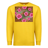 Lemon Western Pink Roses Premium Sweatshirt - LillyAllenDesigns