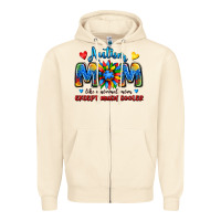 Sandshell autism mom like a normal mom except much cooler Zipper Hoodie - JahusDesignShop