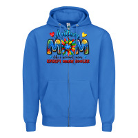 True Royal autism mom like a normal mom except much cooler Zipper Hoodie - JahusDesignShop