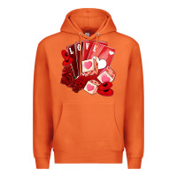Carrot valentines day feeling lucky Premium Hoodie - NancyCooperArtShop