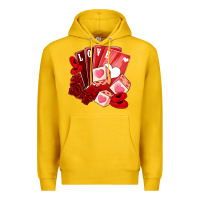 Lemon valentines day feeling lucky Premium Hoodie - NancyCooperArtShop