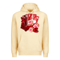 Pina Colada valentines day feeling lucky Premium Hoodie - NancyCooperArtShop