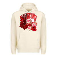 Tofu valentines day feeling lucky Premium Hoodie - NancyCooperArtShop