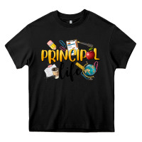 Black Principal Life Heavy Core Tee - LillyAllenDesigns