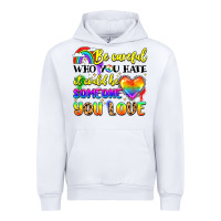 White be careful who you hate it could be someone you Urban Hoodie - LillyAllenDesigns
