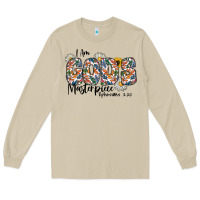 Mushroom I Am Gods Master Piece Ephesians Long Sleeve Tee - CowhideDigitalArt