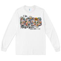 I Am Gods Master Piece Ephesians Long Sleeve Tee | Teevron