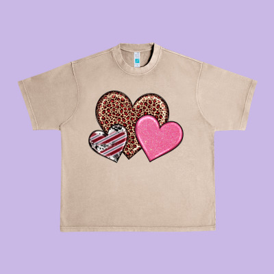 Urban Heavy Tee valentine's day hearts