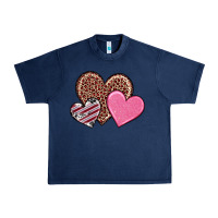 Navy valentine's day hearts Urban Heavy Tee - RanaPortraitStore