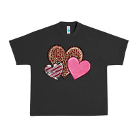 Pigment Black valentine's day hearts Urban Heavy Tee - RanaPortraitStore