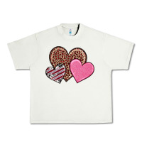 Pistachio valentine's day hearts Urban Heavy Tee - RanaPortraitStore
