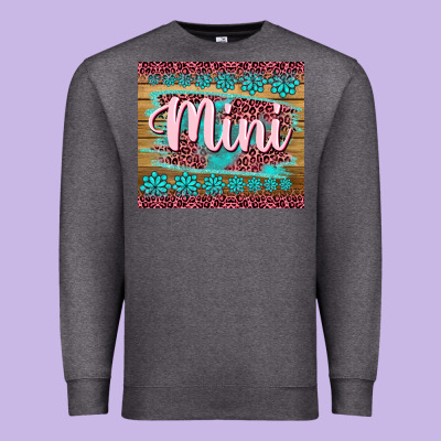 Western Mother's Day Mini Premium Sweatshirt Designed By Barkaloodesign