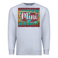 Heather Grey western mother's day mini Premium Sweatshirt - BarkalooDesign