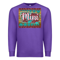 Purple western mother's day mini Premium Sweatshirt - BarkalooDesign