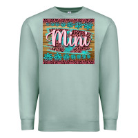Seafoam western mother's day mini Premium Sweatshirt - BarkalooDesign