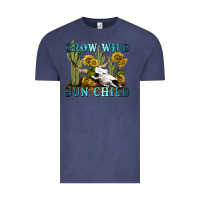 Vintage Denim grow wild sun child tbw Vintage Tee - texasbilliewilder