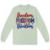 Matcha Freedom freedom freedom Long Sleeve Tee - Neo Western