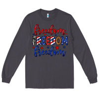 Smoke Freedom freedom freedom Long Sleeve Tee - Neo Western