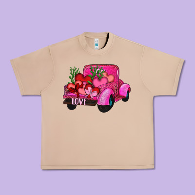 Urban Heavy Tee valentine's day heart cactus truck