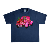 Navy valentine's day heart cactus truck Urban Heavy Tee - RanaPortraitStore