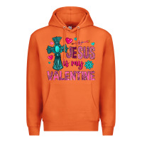 Carrot jesus is my valentine Premium Hoodie - NancyCooperArtShop