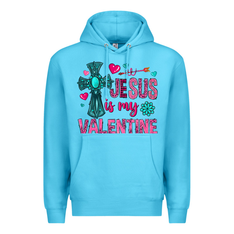 Jesus Is My Valentine Premium Hoodie by NancyCooperArtShop | Teevron