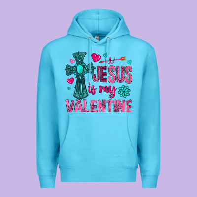 Jesus Is My Valentine Premium Hoodie Designed By Nancycooperartshop