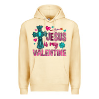 Pina Colada jesus is my valentine Premium Hoodie - NancyCooperArtShop