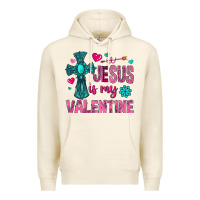 Tofu jesus is my valentine Premium Hoodie - NancyCooperArtShop