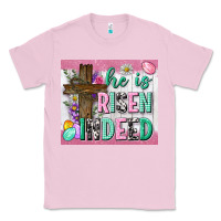 Bubblegum Pink he is risen indeed tumbler Classic Tee - Neo Western