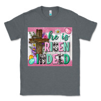 Charcoal Heather he is risen indeed tumbler Classic Tee - Neo Western