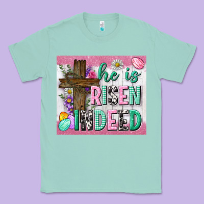 He Is Risen Indeed Tumbler Classic Tee Designed By Neo Western