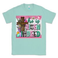 Seafoam he is risen indeed tumbler Classic Tee - Neo Western