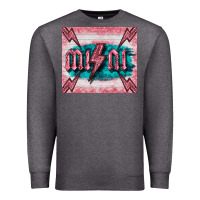 Charcoal Heather western mini pink glitter Premium Sweatshirt - BarkalooDesign