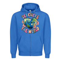 True Royal teachers change the world Zipper Hoodie - JahusDesignShop