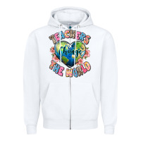 White teachers change the world Zipper Hoodie - JahusDesignShop