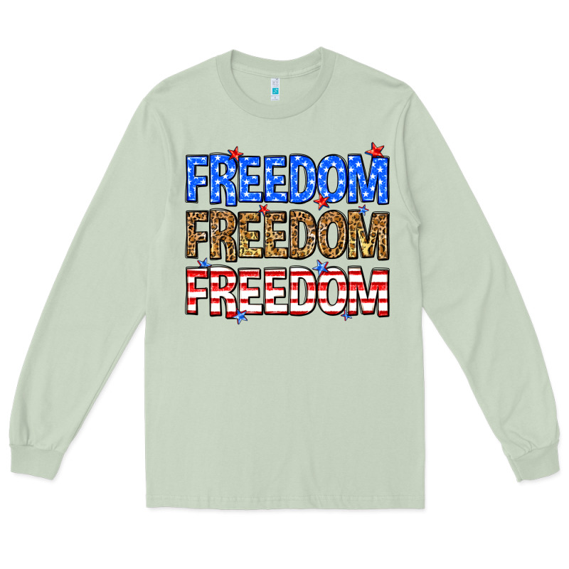 Freedom Freedom Freedom Long Sleeve Tee by Neo Western | Teevron