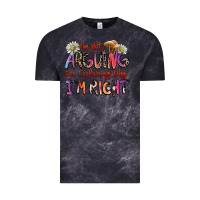 Cloud Black i'm not arguing i'm explaining why i'm right Vintage Tee - Zillion Design Studio