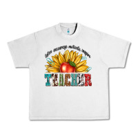 Teacher With Sunflower Urban Heavy Tee | Teevron