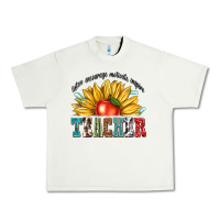 Pistachio teacher with sunflower Urban Heavy Tee - texasbilliewilder