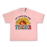 Salmon teacher with sunflower Urban Heavy Tee - texasbilliewilder