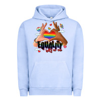 Pigment Grape Ice equality hurts no one lgbtq hands Urban Hoodie - LillyAllenDesigns