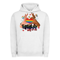 Pigment Lunar Rock equality hurts no one lgbtq hands Urban Hoodie - LillyAllenDesigns
